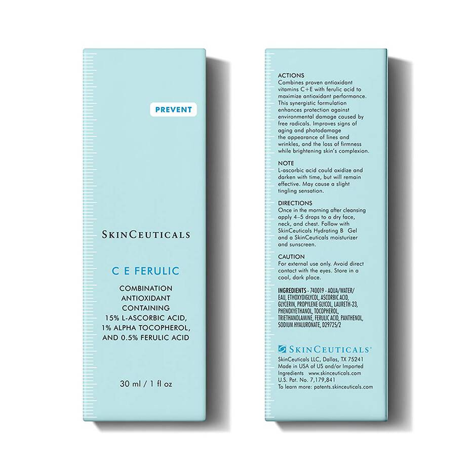 SKINCEUTICALS C E Ferulic with 15% L-Ascorbic Acid Vitamin C serum for fine lines and wrinkles